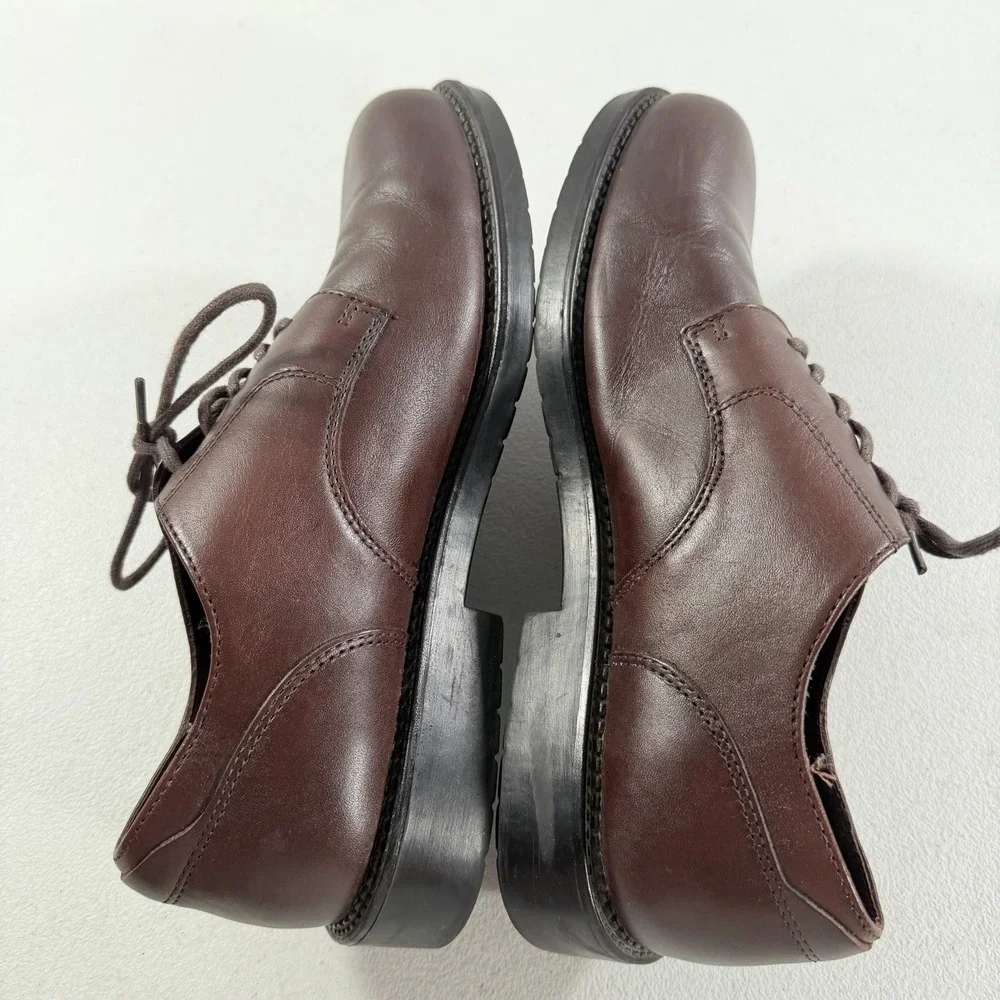 Nunn Bush Mens Brown Leather Lace Up Oxford Dress Shoes Size 9 M